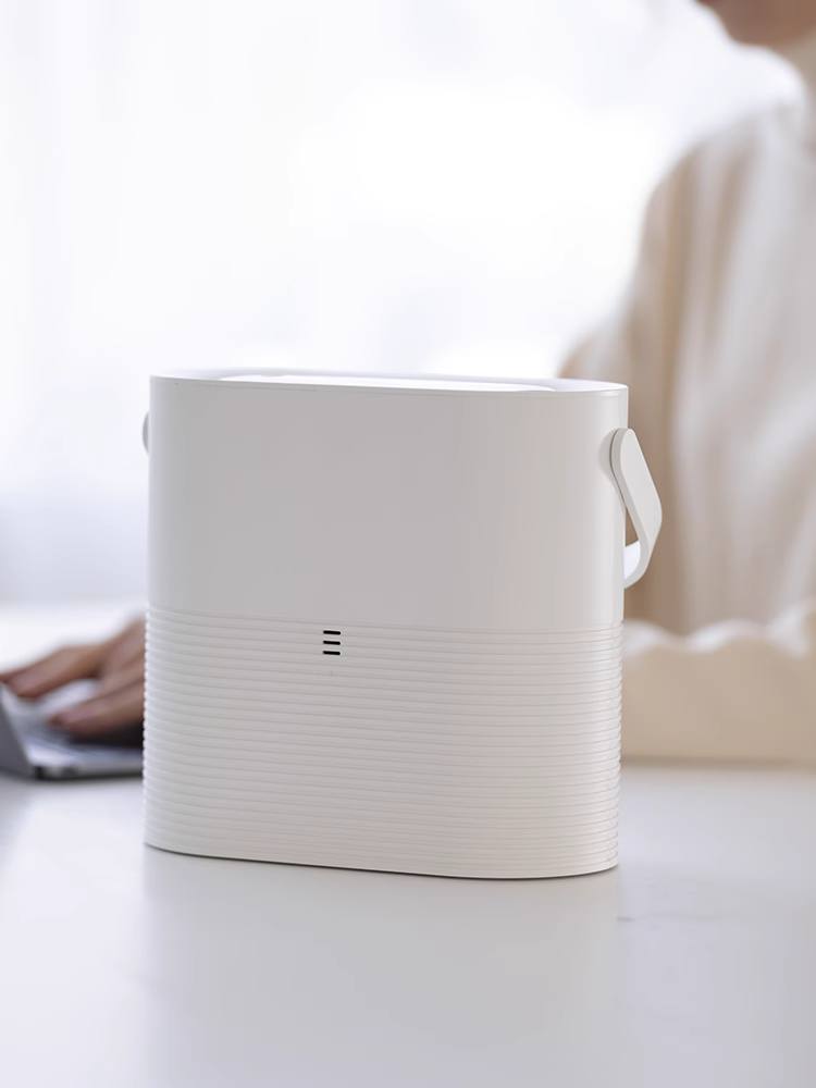 便携式固体碱空气净化器负离子家用办公紫外线杀菌消毒机桌面小型